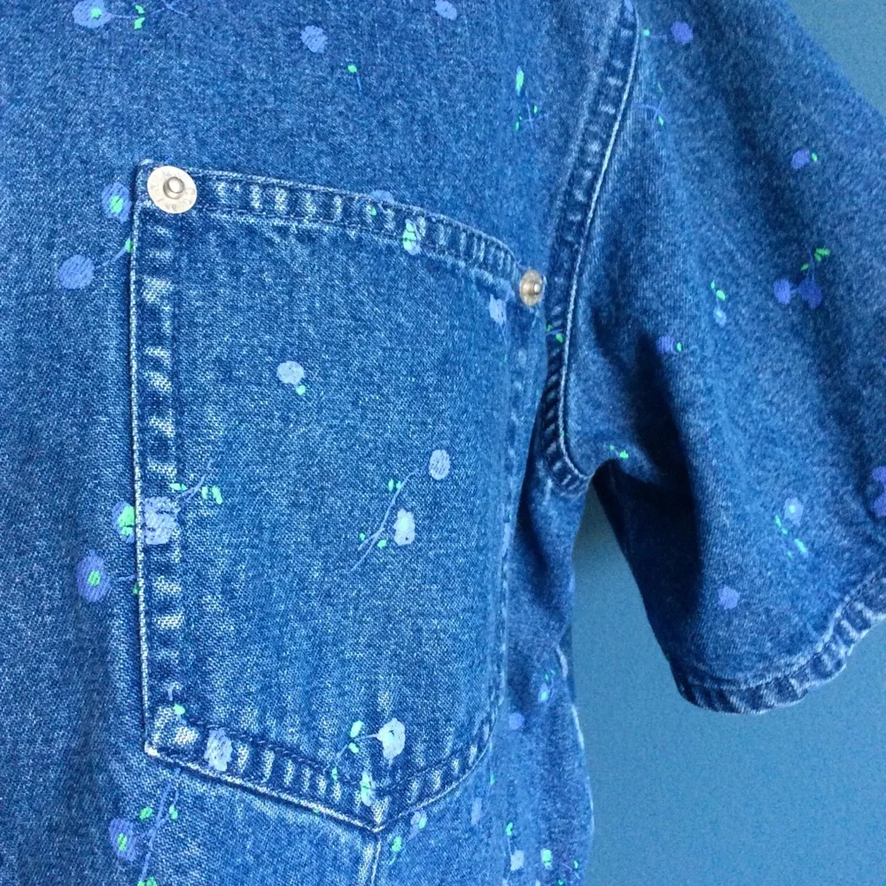 Denim & Co. Vintage Floral Print Jean Jacket